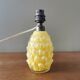 Vintage pineapple lamp in painted glass