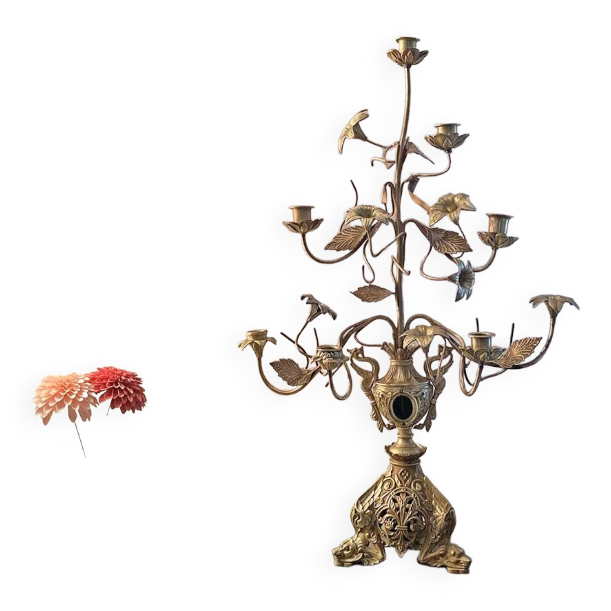 19th century church candlestick