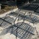Série de 6 chaises « Moiré » par Ton Haas