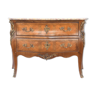 Commode galbée