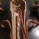 Pair of Louis XVI style sconces in gilded bronze