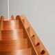 Pendant lamp in Swedish pine from Scandinavian production, 1960s