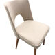 Beige Wool Shell Dining Chair by Lesniewski for Słupskie Fabryki Mebli, 1962