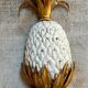 Pair of pineapple wall lights, in the style of Maison Charles / Jansen, 1960s, Hollywood Regency.