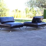 Lounge Chairs "Overseas", Roche Bobois, France