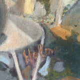 “Veranda du Midi” oil on canvas signed Helme