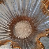 Vintage Bayel crystal vase bowl