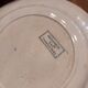 8 plates "flat" iron earth. Geranium.sarreguemine