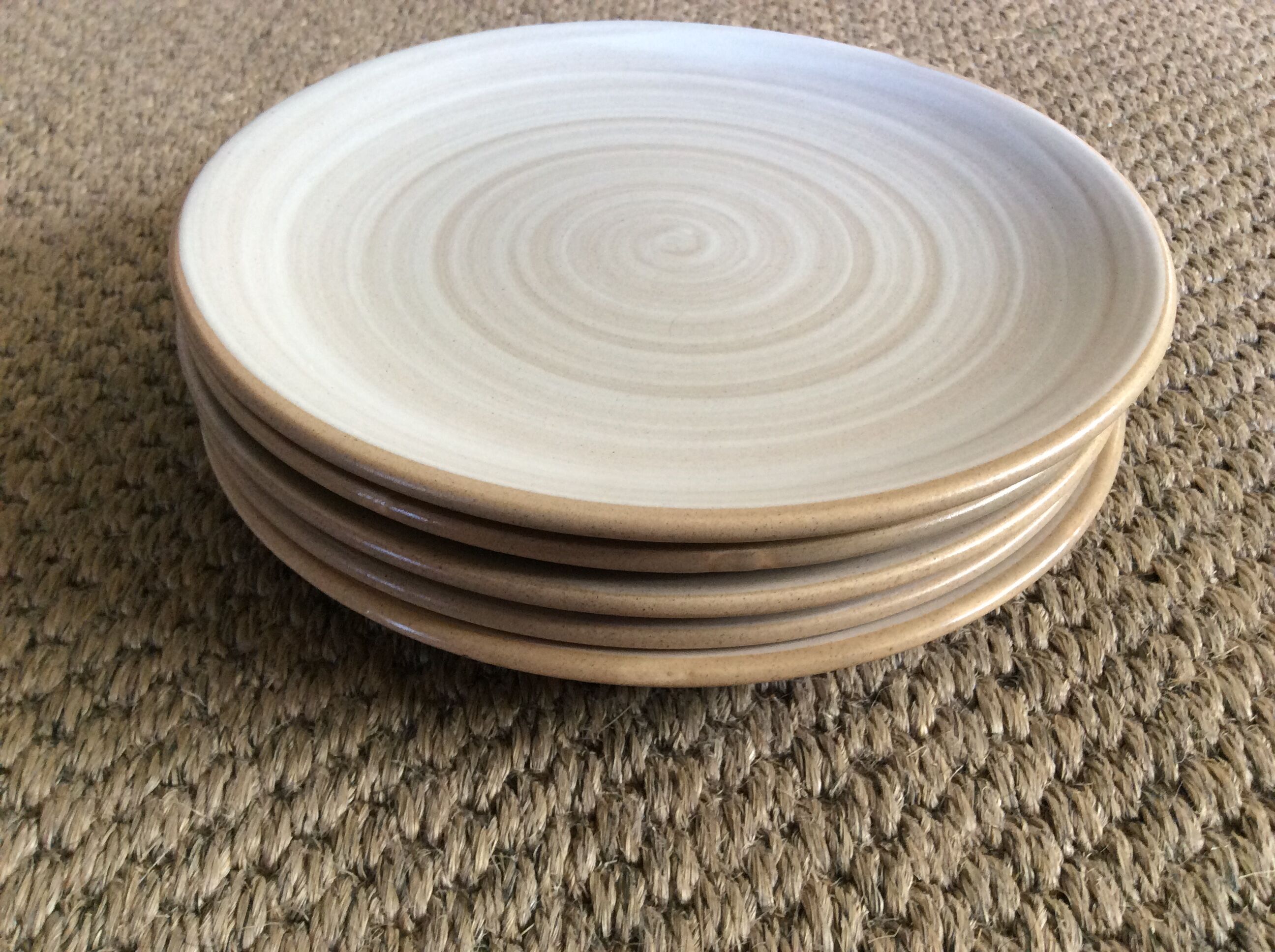 Series of 5 dessert plates
