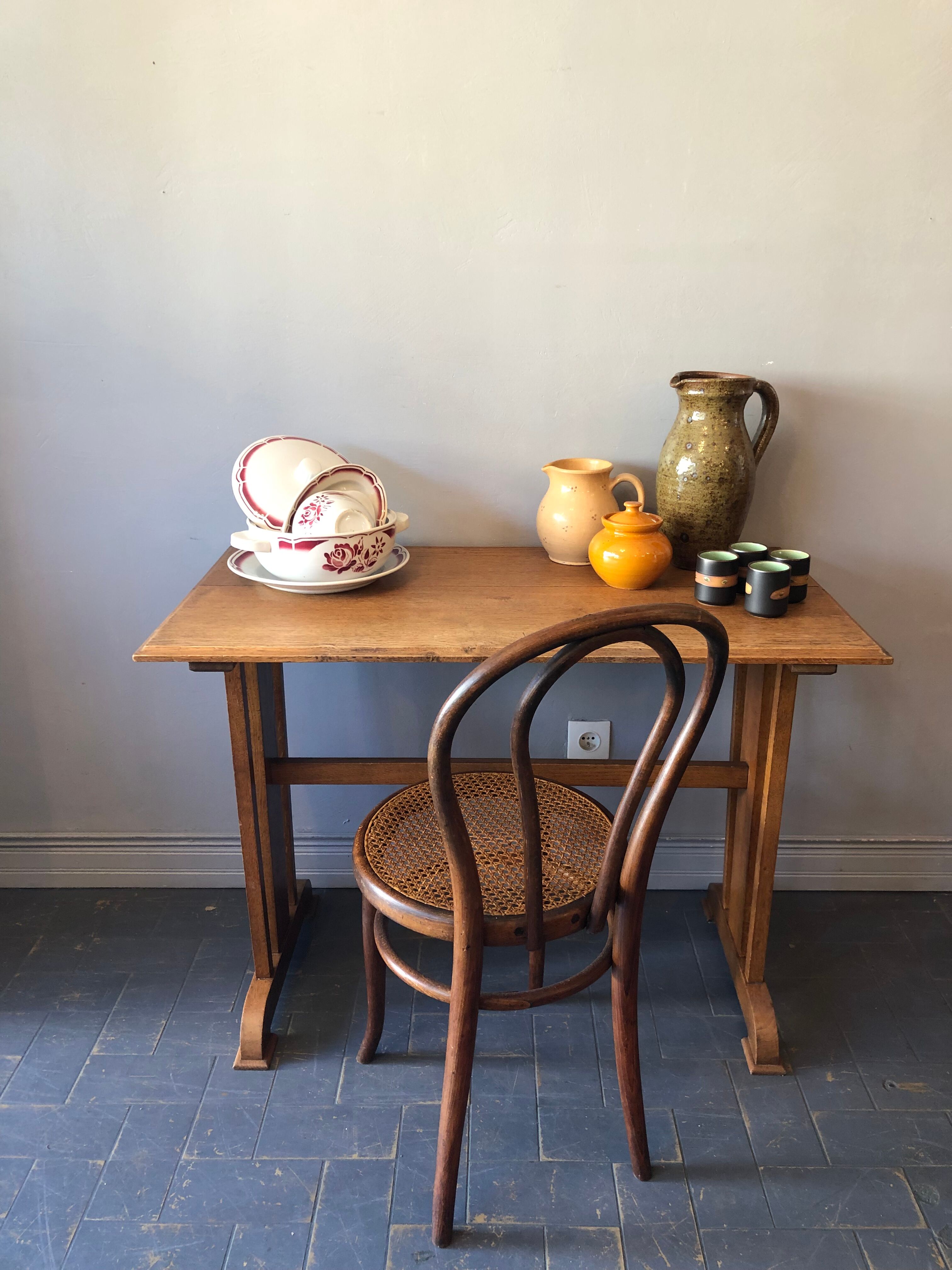 Vintage bistro table 100cm