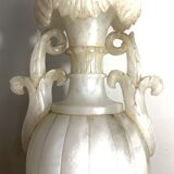Lampe en forme d’amphore, albâtre, vers 1870