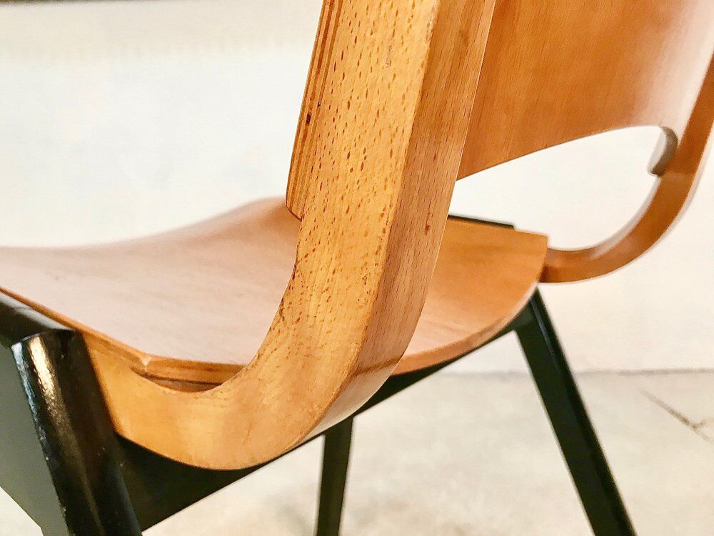 Model P7 Stackable Dining Chairs by Roland Rainer for Pollak, Set of 6