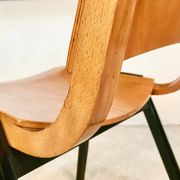 Model P7 Stackable Dining Chairs by Roland Rainer for Pollak, Set of 6