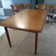 Extendable table in teak Scandinavian SAMCOM 1960