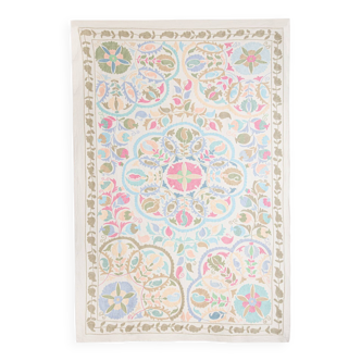 Hand embroidered suzani textile 210 x 140 cm