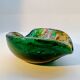 Cendrier en verre de Murano en forme de cœur