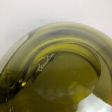 Murano Sommerso glass shell bowls Cenedese Vetri, 1960s