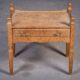 Brutalist Oak Bedside Tables attributed to Henning Kjærnulf, 1970s, Set of 2