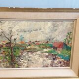 Huile sur panneau