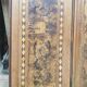 Elm and elm burl headboard - late 19th century