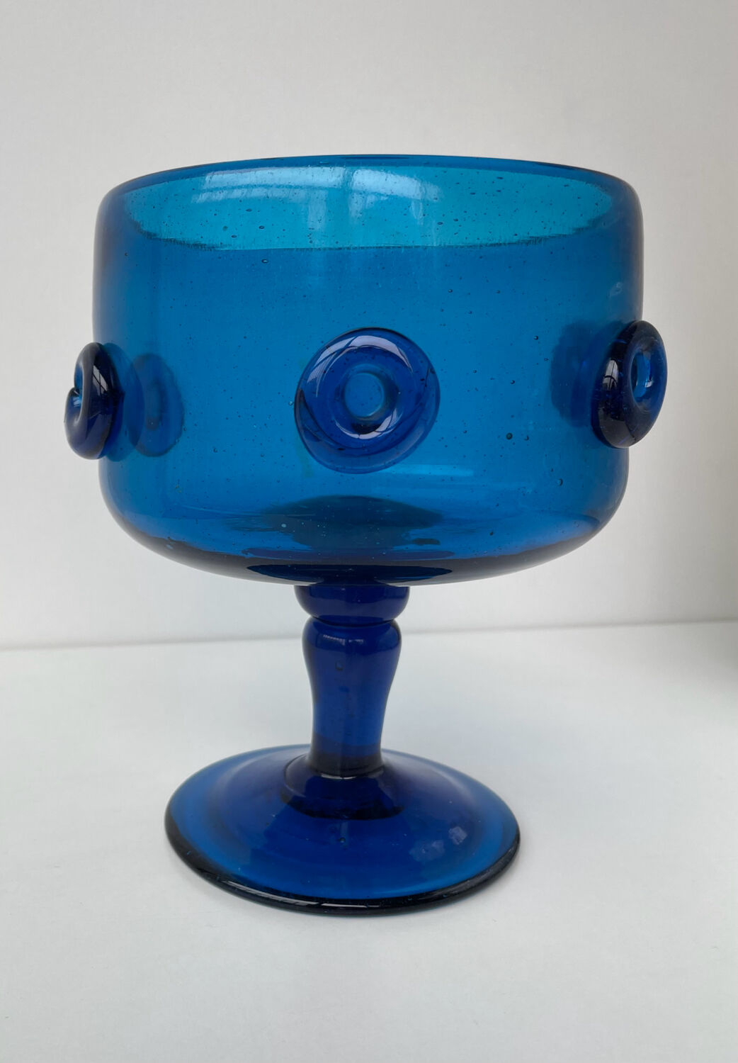 Blown glass vase from the 1970s