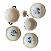 Set of 5 vintage serving dishes from the Flamingo series by Stavangerflint