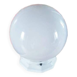 Opaline globe lamp