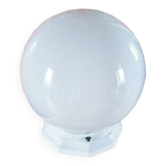 Opaline globe lamp