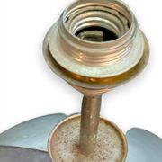 Lampe moderniste en acier brossé circa 1960-1970, Kappa