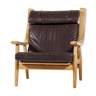 Armchair high back vintage "GE 530" by Hans Wegner for Getama