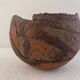 Spherical terracotta two-tone degreasing limestone XXth Africa