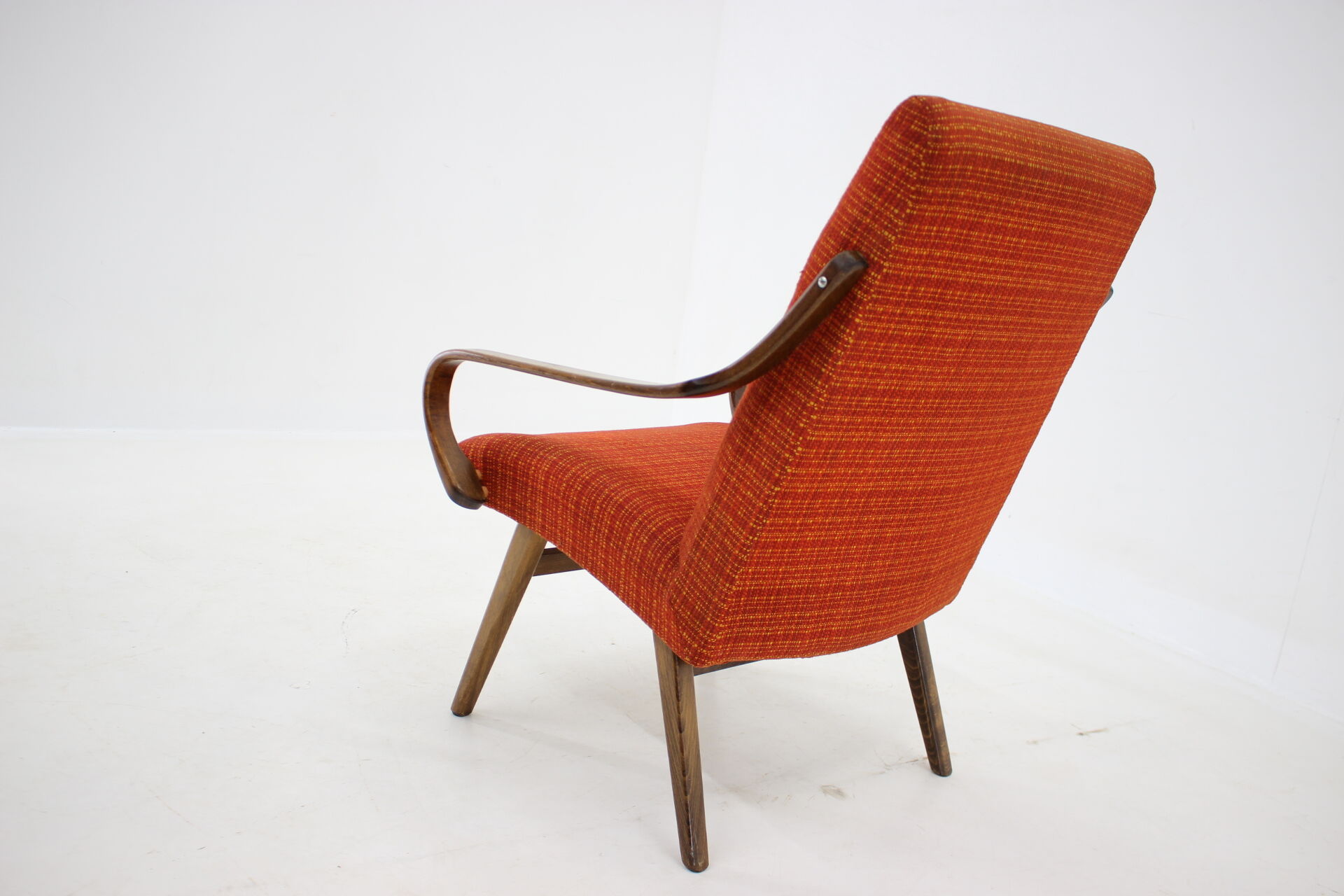 1960s Beech Armchair, Czechoslovakia