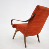1960s Beech Armchair, Czechoslovakia