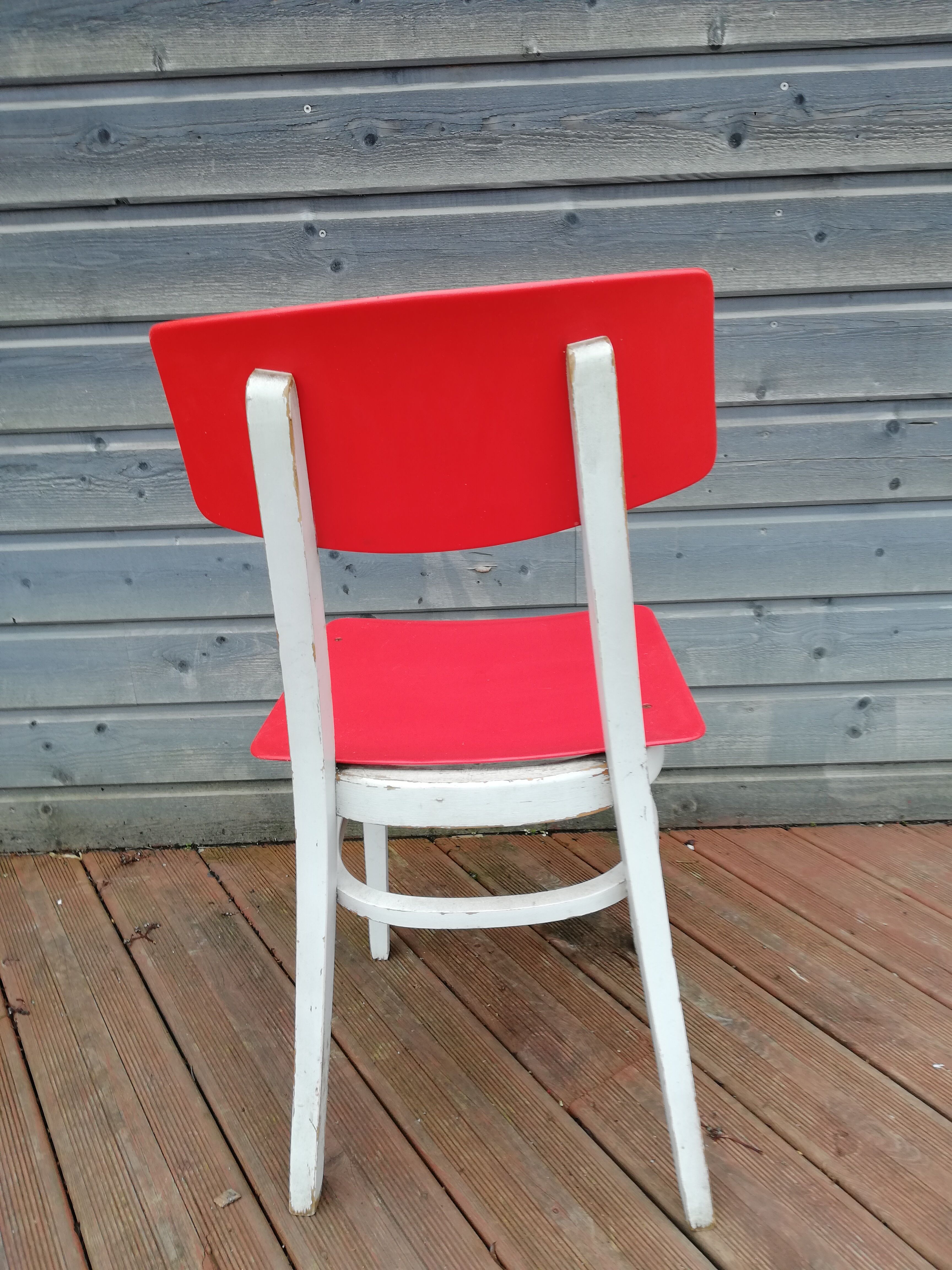 Lot de 4 chaise et une table vintage , années 70