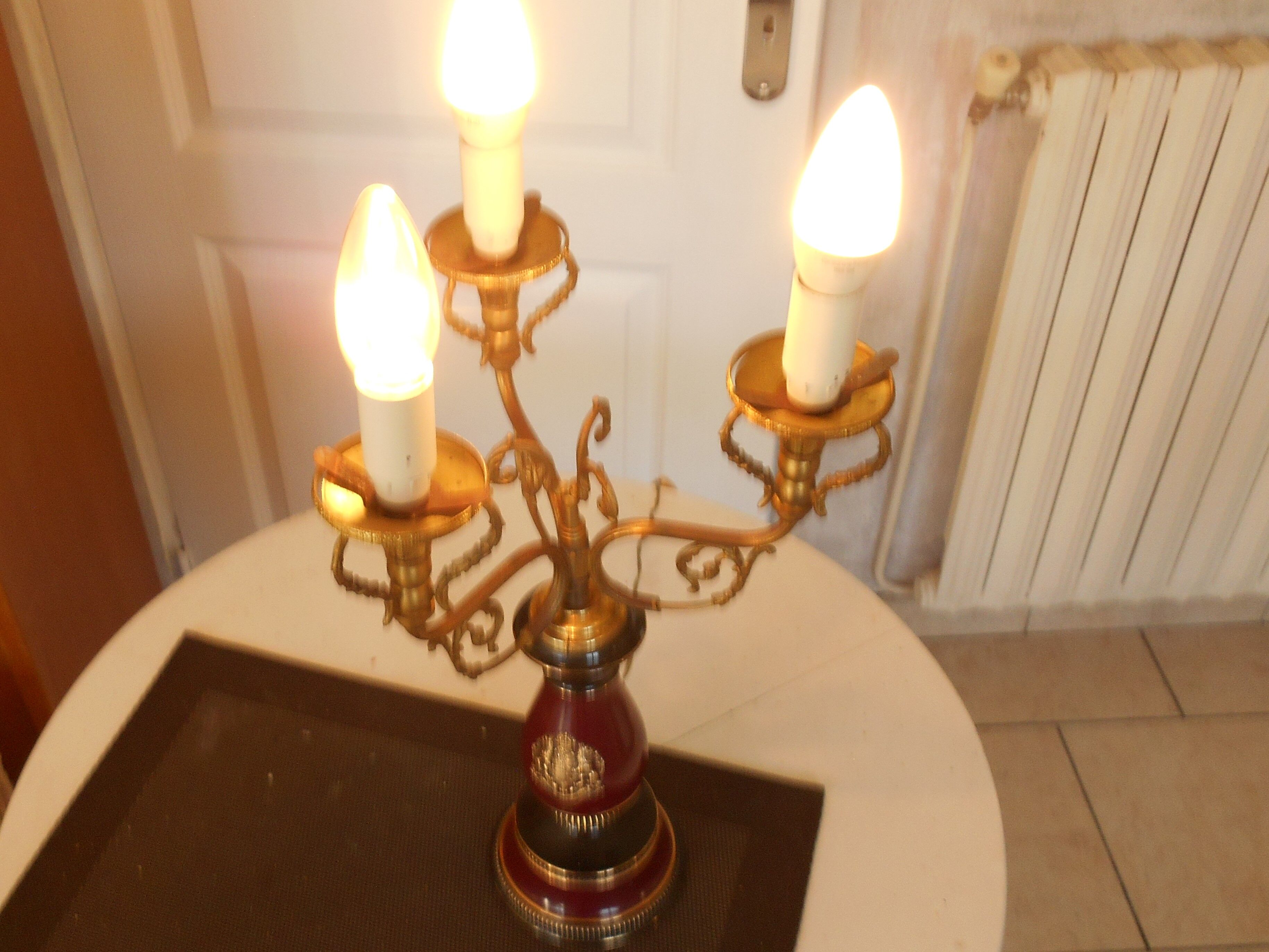 Desk lamp or bedside 3 globes