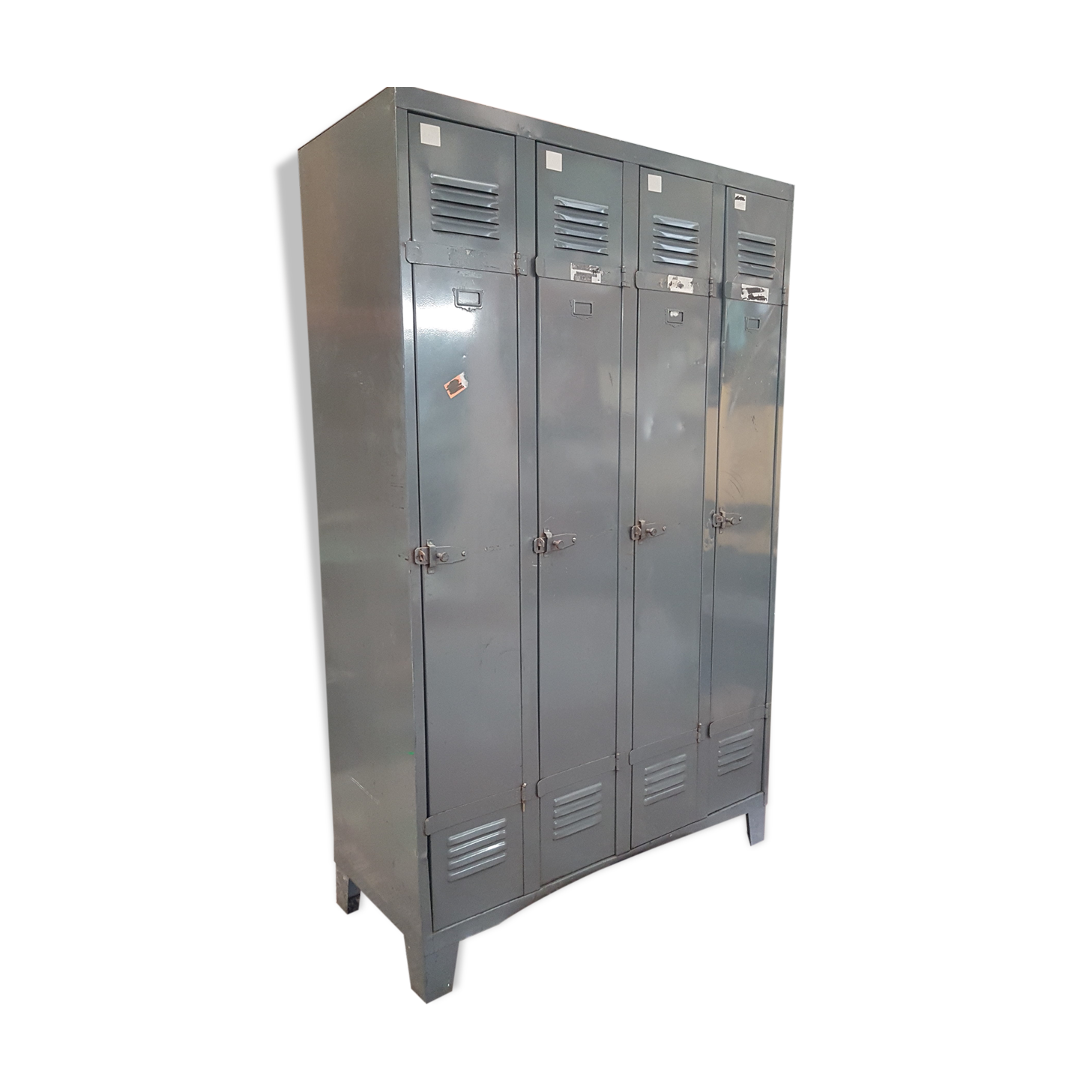 Former 4-door industrial cabinet