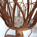 Rattan plant holder