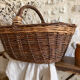 Large vintage harvest basket