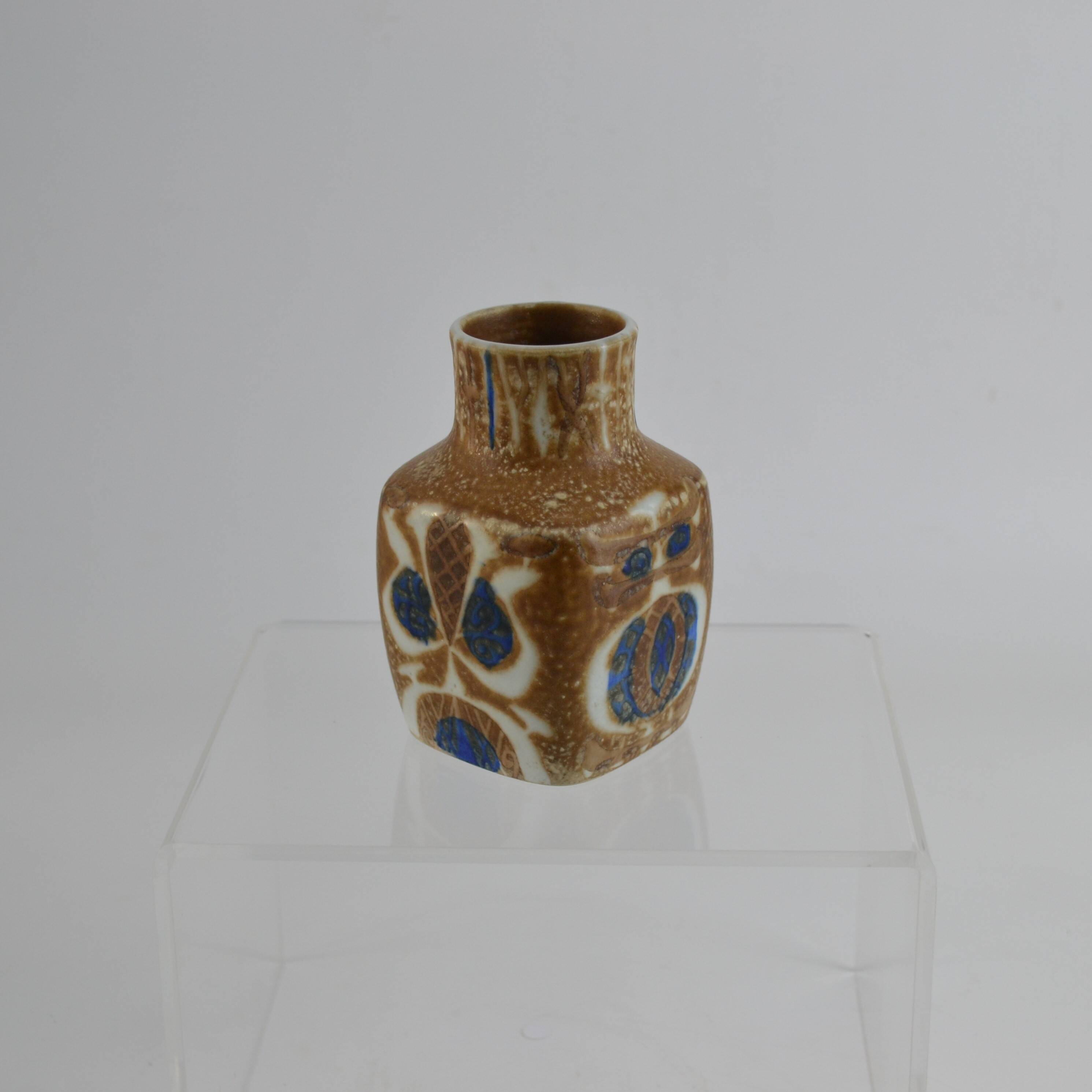 Biscuit porcelain vase from the Baca series by Nils Thorsson for Royal Copenhagen.