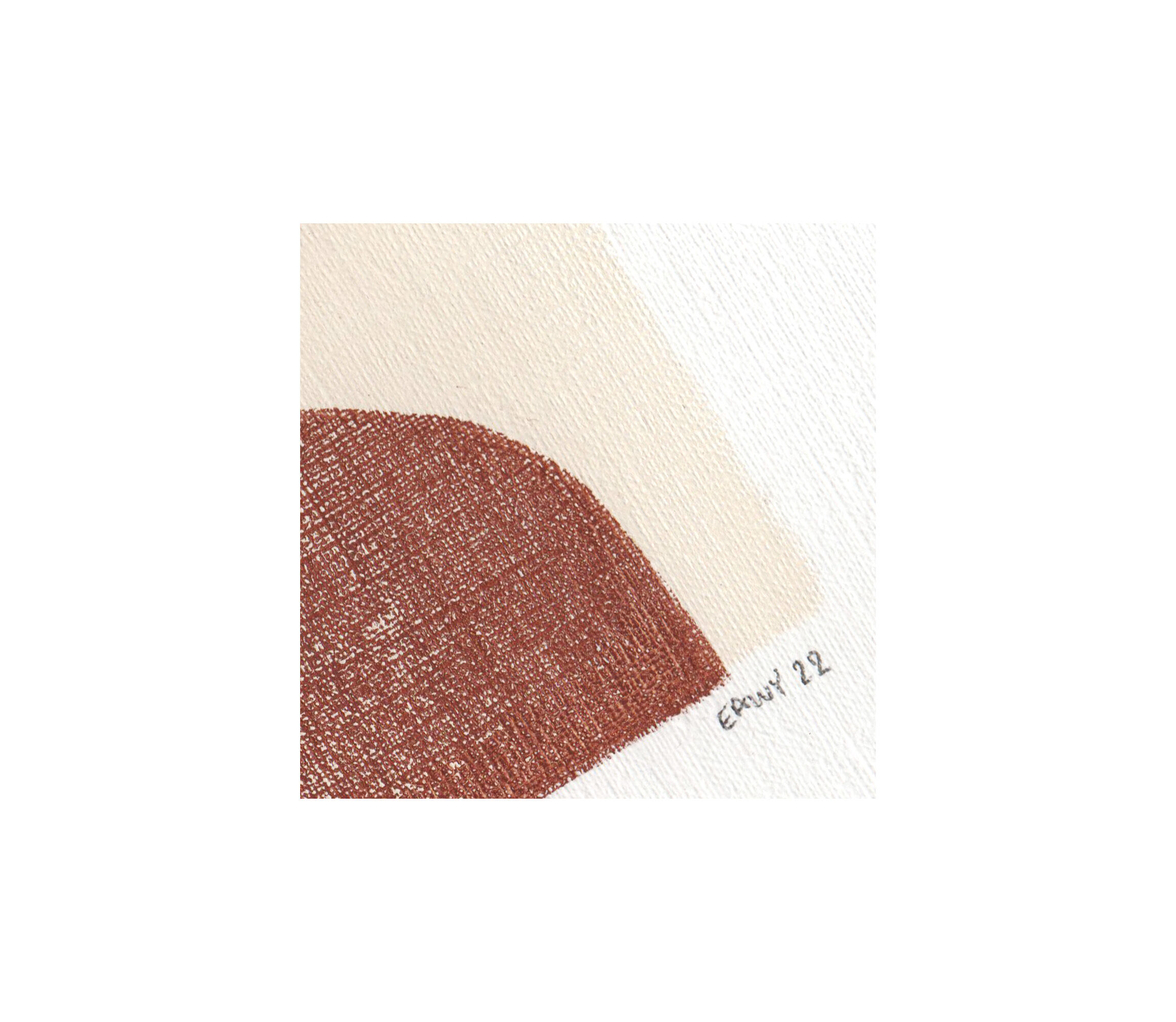 Painting on paper •Terracotta M709 • signed eawy