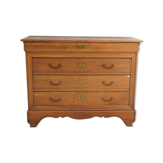 Commode Louis Philippe solid oak 19th