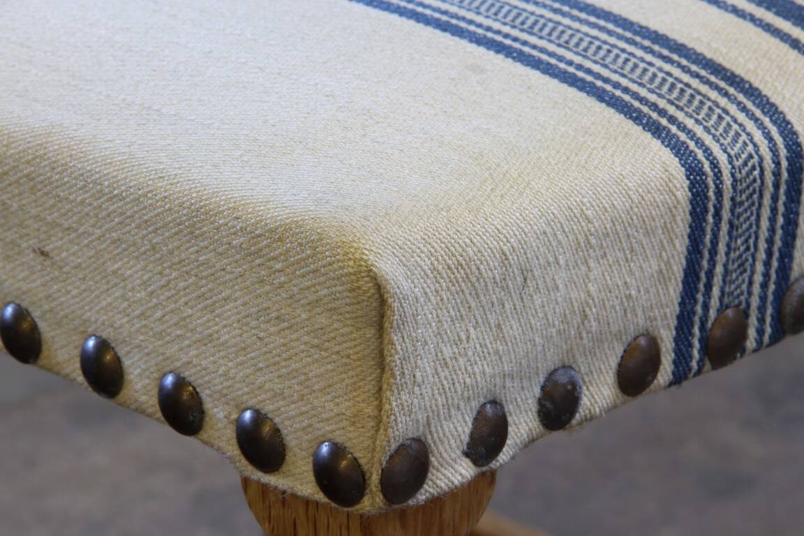 Chaises de salle à manger en chêne brutaliste danois moderne des années 1960 dans le style de Kjærnulf, ensemble.