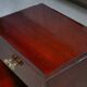 Art Deco mahogany bedside table/occasional unit with lacquered finish, 1930s