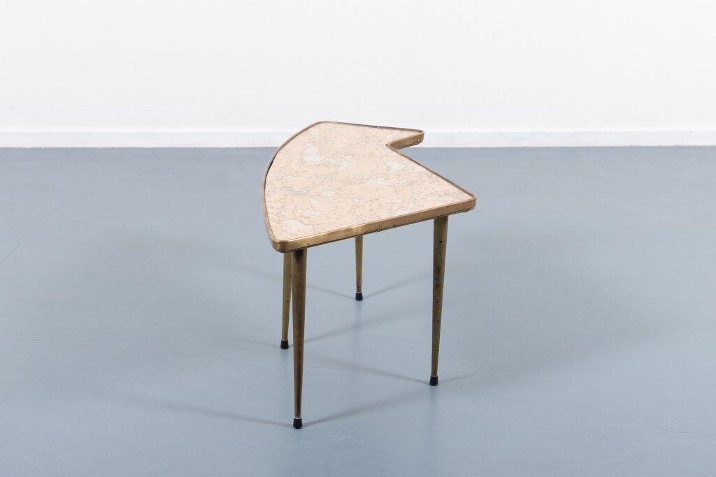 Modern Italian sculptural side table from the 1960s