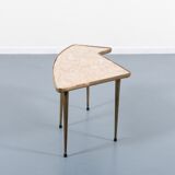 Modern Italian sculptural side table from the 1960s