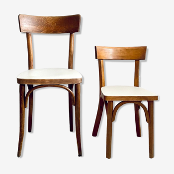 Duo chairs bistrot Baumann & Thonet
