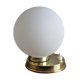 Brass lamp 50s opaline