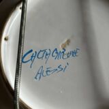 Decorative ceramic plate by Alessi - Caltagirone