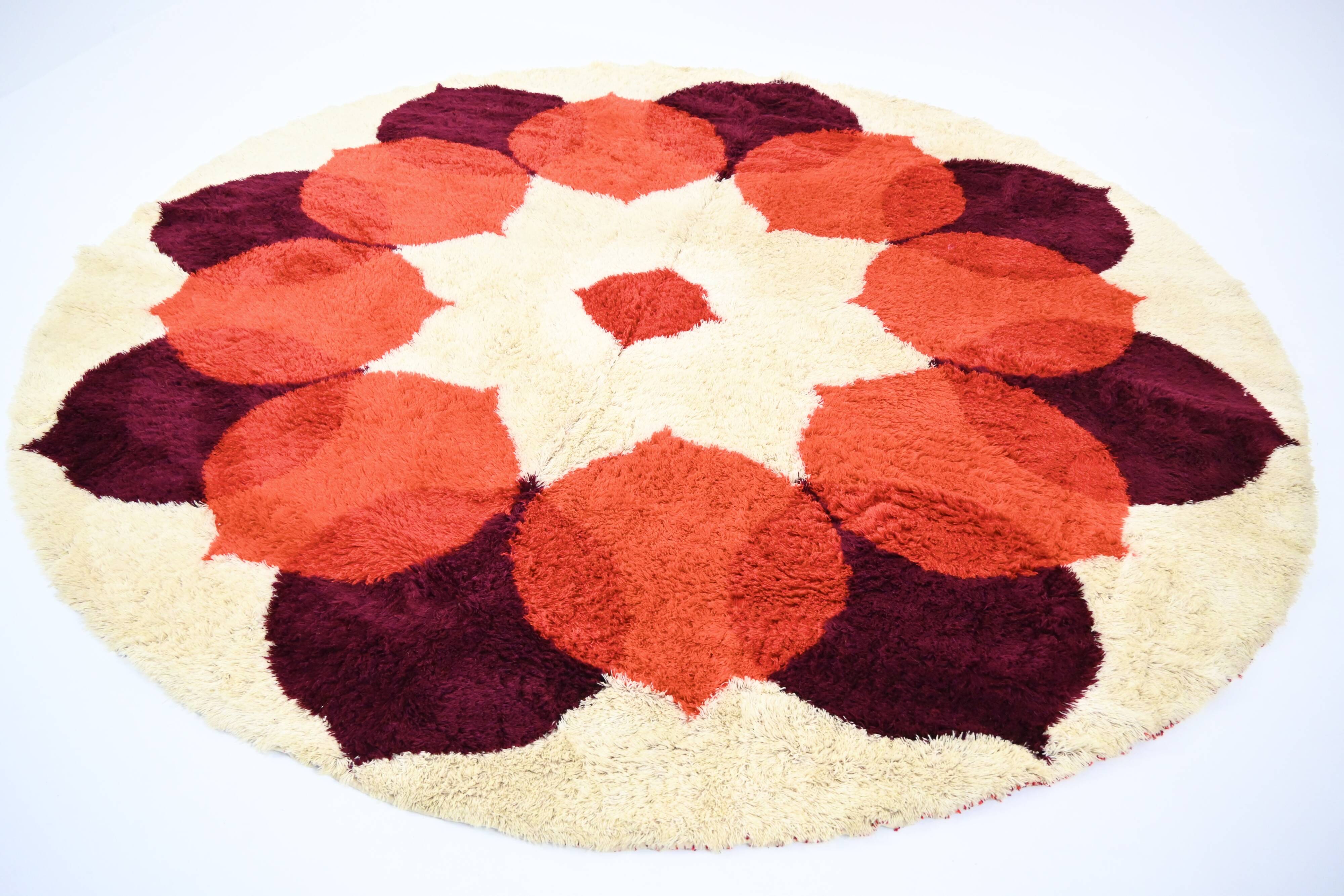 Hojer Eksport Wilton patterned rug, 1970s