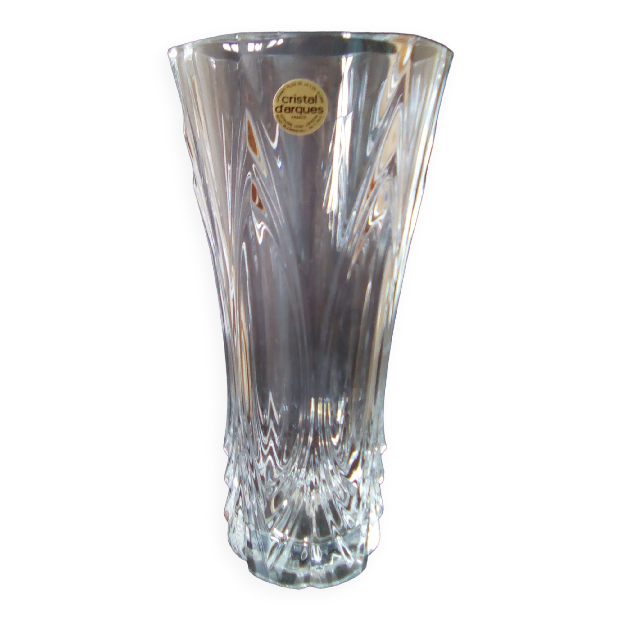 Arc crystal vase